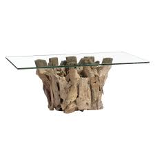 This very contemporary table can be as big or small as you want, as long as you can find a stump! Driftwood Coffee Table