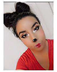 Minnie Mouse Inspired Makeup Mini Mouse Makeup Halloween Makeup Looks Makeup Inspiration