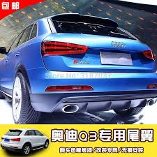 Audi Q3 Spoiler Wing Trunk Lip Boot Cover Car Styling With Color Audi Q3 Car Covers Audi