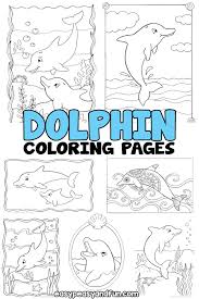 Here's a set of free printable alphabet letter images for you to download and print. Dolphin Coloring Pages Easy Peasy And Fun