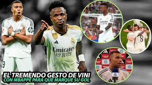El BRUTAL GESTO de VINICIUS con MBAPPÉ para que MARQUE su DOBLETE | MBAPPÉ  HABLA de VINICIUS #mbappe - YouTube