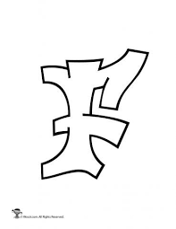 Graffiti Capital Letter F Woo Jr Kids Activities Graffiti Lettering Graffiti Lettering Fonts Graffiti Text