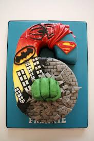 6th Spiderman Birthday Cake For 6 Year Old Boy Number 6 Super Hero Cake Superhero Cake Number Birthday Cakes Boy Birthday Cake