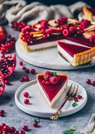 This Vegan Panna Cotta Tart Is Made Of Simple Homemade Pie Crust Easy 3 Ingredient No Bake Custard Filli Panna Cotta Tart Italian Recipes Dessert Tart Recipes
