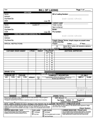 Top cargo doo sarajevo ferde haptmana 7, 71000 sarajevo, bosnia and herzegovina, this document without any obstacles charges its principal vectura transport&trading. Equipment Bill Of Lading Template Fill Out And Sign Printable Pdf Template Signnow