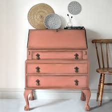 For Those Who Prefer A Softer Peach To The Salmon Red Tones Of Chalk Paint In Scandinavian Pin Painted Furniture Painting Furniture Diy Chalk Paint Furniture