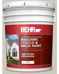 Check spelling or type a new query. Find Deals On Behr 5 Gal N220 2 Ashen Tan Satin Interior Exterior Masonry Stucco And Brick Paint