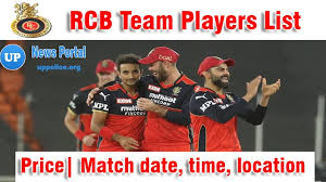 At the end of the 12th season of the ipl franchise, rcb still remains among the three original teams of the franchise (the other two include kings xi punjab and . Ipl 2022 Rcb Team Players Full List Auction Price Match Date Time