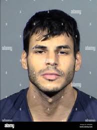 This undated Clark County Detention Center booking photo shows Clinton Wayne  Warrington of Henderson, Nev. He was being held Tuesday, July 25, 2017, at  the Clark County jail in Las Vegas on