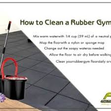 Using warm water, a neutral ph cleaner and a nylon, microfiber or sponge mop, mop the floor, paying special attention to the most stubborn and dirty areas. Gym Flooring Tiles Fab Floorings India