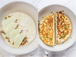 Philly Cheesesteak Quesadillas Done In Under 30 Minutes And A Make Ahead Recipe Flour Tortillas Filled With Steak And Quesadilla Recipes Recipes Quesadilla