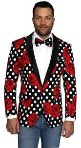 Men fashion velvet sequins floral pattern suit jacket blazer. Men S Fashion Flower Floral Print Prom Wedding Black Sha