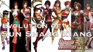 By doing so, she heals herself and the male character one unit of health each. Evolution Of Sun Shang Xiang From Dw1 To 9 Youtube