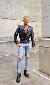 At Leipzig Underground Station S Bahnhof Super Skinny Jeans Men Tight Jeans Men Mens Outfits