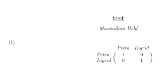 How Do I Get Latex Math Typeset Matrix With Borders In Html Output From Rmd Stack Overflow