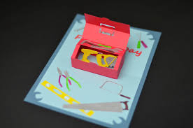 How to make a pop up card for teachers day? How To Make A Father S Day Toolbox Pop Up Card Creative Pop Up Cards