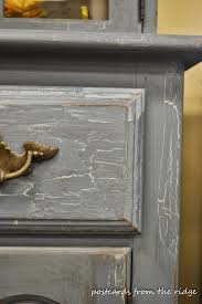 In this article 2clean the furniture. How To Crackle Paint Like A Pro Postcards From The Ridge