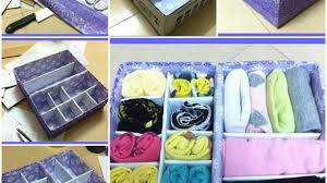 With its multiple dividers and compartments, this organizer is a great space saver to put away your underwear, socks, towels, bras, ties click here for diy cardboard storage box with dividers. Diy Cardboard Underwear Storage Box