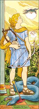 The symbols of the greek god apollo were the lyre, the tripod, the laurel tree branch, the navel stone, and the stone amulet. Apollo Kids Britannica Kids Homework Help