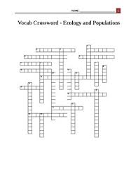 Maybe you would like to learn more about one of these? Ecology Vocab Crossword By Adam Davis Teachers Pay Teachers
