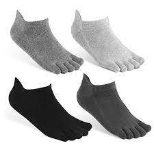 Amazon Com Meaiguo Toe Socks No Show Running Five Finger Crew Socks For Men Women 4 Pack Sports Outdoors Toe Socks Crew Socks Toe Socks For Men