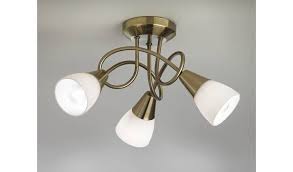 buy argos home curico 3 light glass