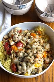 Turkey Spaghetti Squash Margherita Recipe Turkey Spaghetti Spaghetti Squash Real Food Recipes