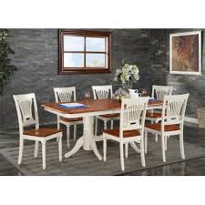 Merax dining table set, kitchen dining table set for 4, wood table and chairs set (white & cherry). 9 Piece Dining Table Set For 8 Dining Table And 8 Chairs For Dining Walmart Com Walmart Com