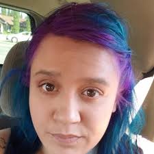 This fox is not only werking the camera but she is werking these gorgeous  purple hues! 📸😍 Mix together Purple Rain and Violet Dream over faded  Virgin Pink for a similar striking