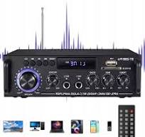 Wzmacniacz stereo BT-298Pro 2-kanałowy z wejściem Bluetooth i mikrofonowym
