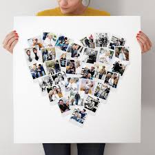 Upload your pictures or choose from millions of stock images from our library and start to collage photos in a heart shape. Heart Snapshot Mix Photo Art Photo Art By Minted Minted