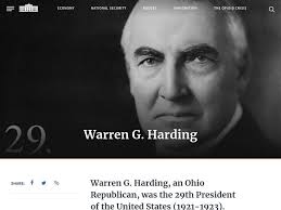 Warren G. Harding Lesson Plans & Worksheets