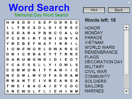 Maybe you would like to learn more about one of these? Memorial Day Word Search Free Brain Game