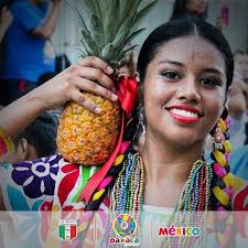El baile de la flor de piña es originario de San Juan Bautista Tuxtepec,  Oaxaca y, desde hace poco más de 60 años, representa a la región del  Papaloapan. A la alegre