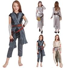 The epic saga of the galaxy far, far away returns and you can join the fun! Kids Star Wars The Force Awakens Cosplay Carnival Party Costume Star Wars Rey Costume For Girls Girls Costumes Aliexpress