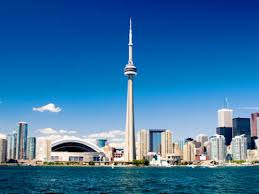 Cn tower 290 bremner blvd toronto, ontario m5v 3l9 in the heart of the toronto entertainment district view map. Cn Tower View From Lake Ontario