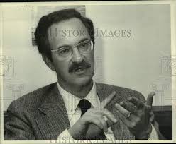 1977 Press Photo Theodore Jacobs interviewed in Washington, DC