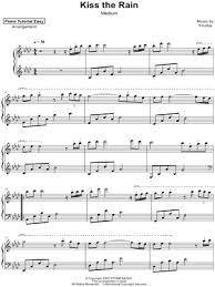 Download the pdf, print it and use our learning tools to master it. Download Digital Sheet Music Of Kiss The Rain For Piano Solo