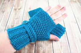 Fingerless gloves for the family. Herringbone Crochet Fingerless Gloves Allfreecrochet Com