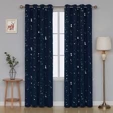 Check spelling or type a new query. Deconovo Silver Dots Printed Navy Blue Blackout Curtains Grommet Curtains Bedroom Curtains And Drapes For Boys Room 52 W X 84 L Navy Blue 2 Panels Walmart Com Walmart Com