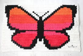Find out more about this free butterfly cross stitch pattern by clicking the link above. Bernat Pop Butterfly Crochet Graphgan Part 1 Repeat Crafter Me