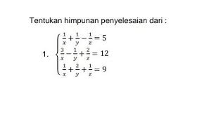 Check spelling or type a new query. Spltv Pecahan Tentukan Himpunan Penyelesaian Nya Mohon Dibantu Kak Jgn Spam Brainly Co Id