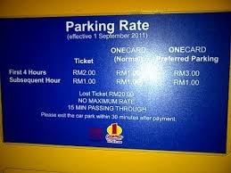 Malaysia parking rate directory is an information portal that consolidate parking rate of different places in malaysia into 1 place. One Utama Shopping Complex Around And Parking Rates Visit Malaysia