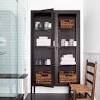 Buy products such as gymax bathroom floor cabinet wooden storage organizer side cabinet w/2 tower cabinets: 1