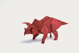 Triceratops By Ivan Svatko Paper Art Origami Artwork
