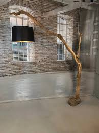Äußerst praktisch und seit vielen jahrzehnten ein für ihren betrieb wird lediglich eine steckdose benötigt, was sie zur flexibelsten leuchte für das. Floor Lamp Of Old Oak Branch With Lampshade In Model And Color Of Your Choice Bogenlampe Stehlampe Lampe