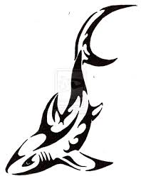 Streamline Shark Tattoo By Captainmorwen On Deviantart Shark Tattoos Tribal Shark Tattoos Tribal Animal Tattoos