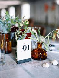 In order to differentiate each row, a white and grey pattern is used. The Prettiest Wedding Table Number Ideas From Real Weddings Martha Stewart