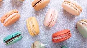 Macaron Zoom Virtual Backgrounds In 2020 Desserts Sweet Hot Dog Buns