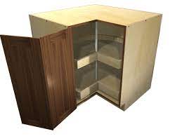 It's the one you've been waiting for, the friend of blind corners since day one: 90 Degree Base Cabinet With Wood Lazy Susan